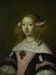 Portrait of Adriana Jacobusdr Hinlopen, Wife of Johannes Wijbrants-Lodewijk van der Helst-Framed Stretched Canvas