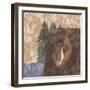 Lodge Bear-Nicholas Biscardi-Framed Art Print