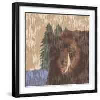 Lodge Bear-Nicholas Biscardi-Framed Art Print