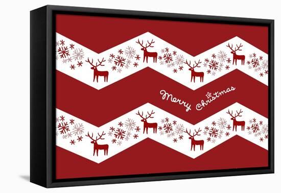 Lodge Christmas 2-null-Framed Stretched Canvas