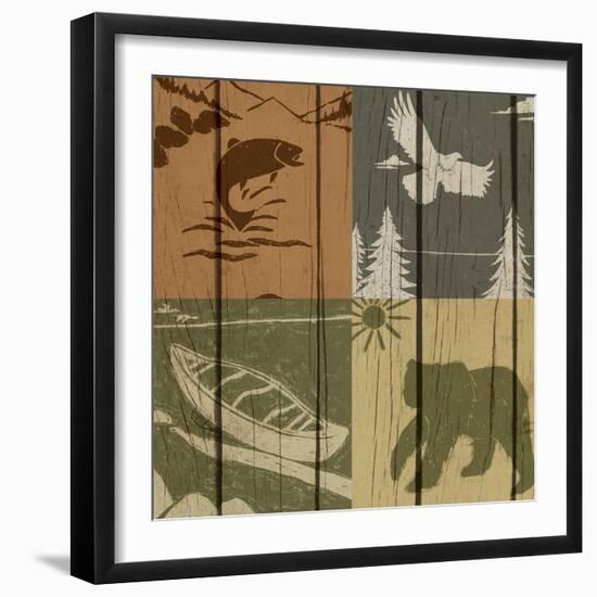 Lodge Four Pack I-Nicholas Biscardi-Framed Premium Giclee Print