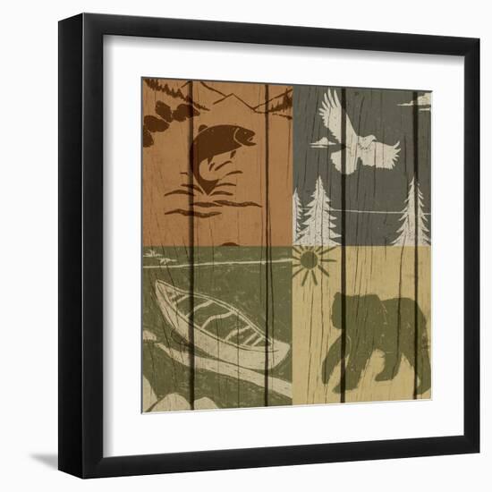 Lodge Four Pack I-Nicholas Biscardi-Framed Art Print