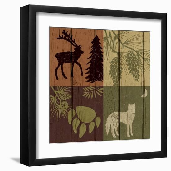 Lodge Four Pack II-Nicholas Biscardi-Framed Art Print