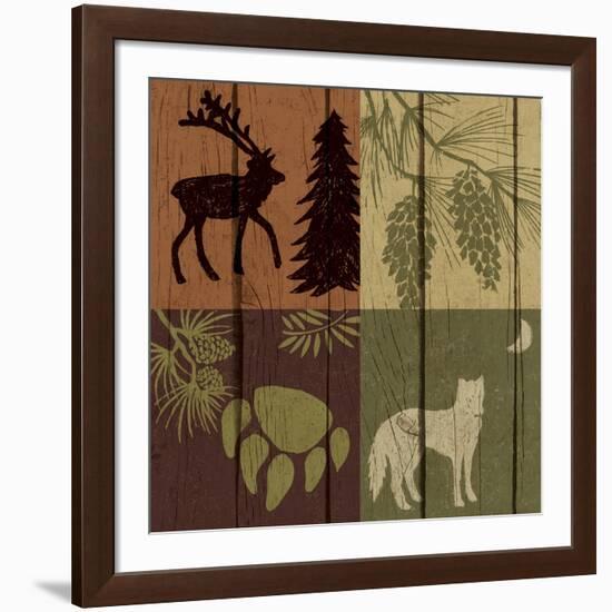 Lodge Four Pack II-Nicholas Biscardi-Framed Art Print