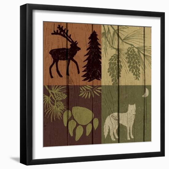 Lodge Four Pack II-Nicholas Biscardi-Framed Art Print