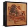 Lodge Friends I-Ethan Harper-Framed Stretched Canvas