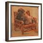 Lodge Friends I-Ethan Harper-Framed Art Print