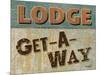 Lodge Get Away-Todd Williams-Mounted Art Print