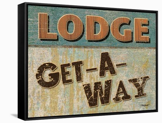 Lodge Get Away-Todd Williams-Framed Stretched Canvas