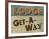 Lodge Get Away-Todd Williams-Framed Art Print