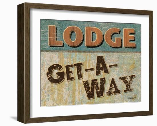 Lodge Get Away-Todd Williams-Framed Art Print