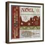 Lodge Greetings Noel-Fiona Stokes-Gilbert-Framed Giclee Print