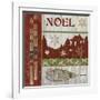 Lodge Greetings Noel-Fiona Stokes-Gilbert-Framed Giclee Print