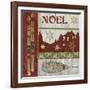 Lodge Greetings Noel-Fiona Stokes-Gilbert-Framed Giclee Print