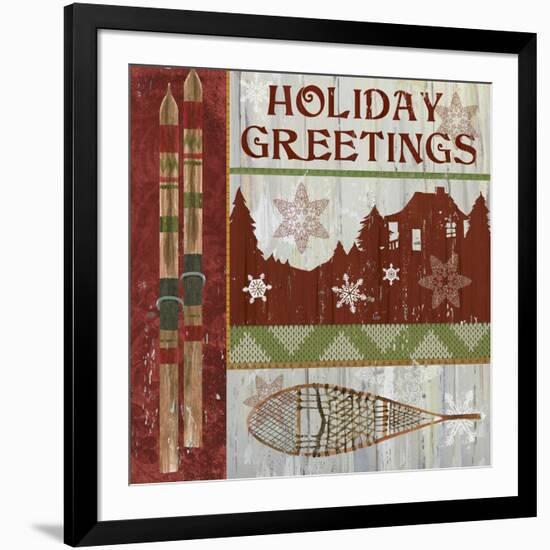 Lodge Greetings-Fiona Stokes-Gilbert-Framed Giclee Print