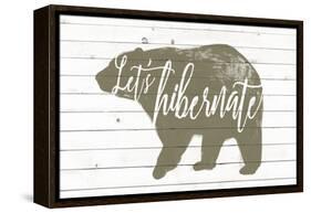 Lodge Hibernation I-Grace Popp-Framed Stretched Canvas