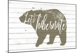 Lodge Hibernation I-Grace Popp-Mounted Art Print