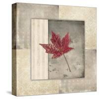 Lodge Leaf Tile 1-LightBoxJournal-Stretched Canvas