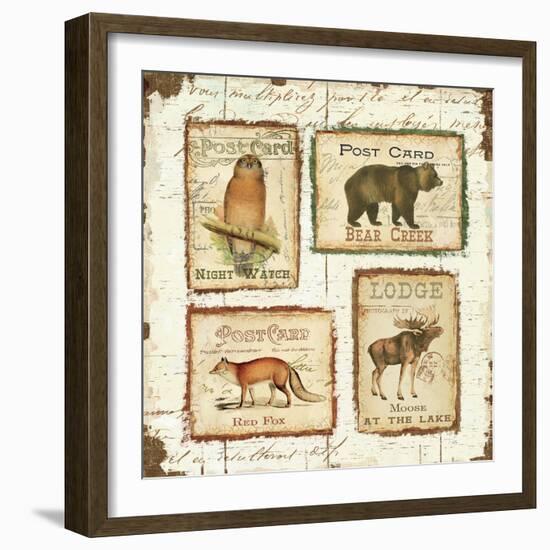 Lodge Memories II-Pela Design-Framed Art Print