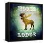 Lodge Moose Lodge-LightBoxJournal-Framed Stretched Canvas