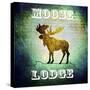 Lodge Moose Lodge-LightBoxJournal-Stretched Canvas