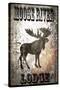 Lodge Moose River Lodge-LightBoxJournal-Stretched Canvas