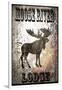 Lodge Moose River Lodge-LightBoxJournal-Framed Giclee Print
