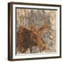 Lodge Moose-Nicholas Biscardi-Framed Art Print