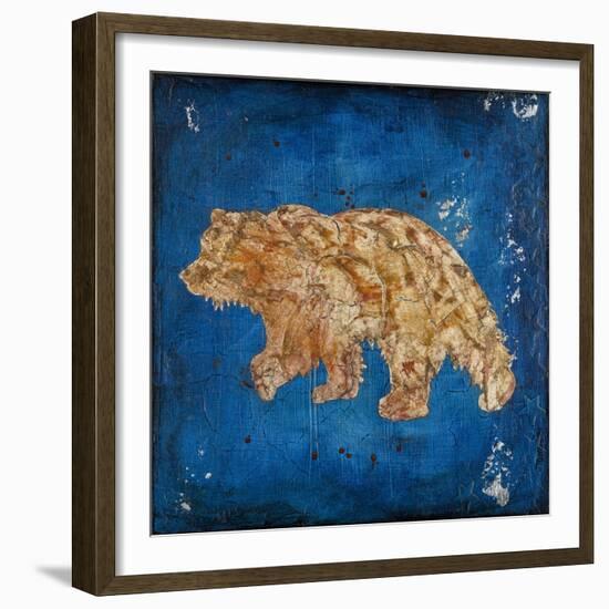 Lodge Pole Pine Bear-LightBoxJournal-Framed Giclee Print