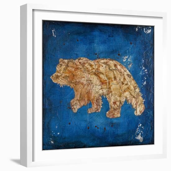 Lodge Pole Pine Bear-LightBoxJournal-Framed Giclee Print