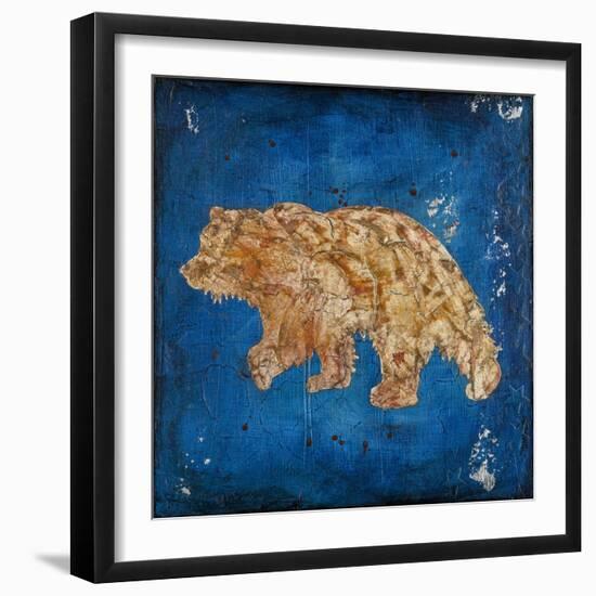 Lodge Pole Pine Bear-LightBoxJournal-Framed Giclee Print