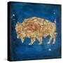 Lodge Pole Pine Bison-LightBoxJournal-Stretched Canvas