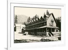 Lodge, Rainier National Park, Oregon-null-Framed Premium Giclee Print