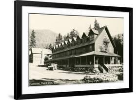 Lodge, Rainier National Park, Oregon-null-Framed Premium Giclee Print