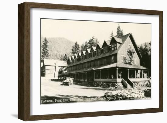 Lodge, Rainier National Park, Oregon-null-Framed Art Print