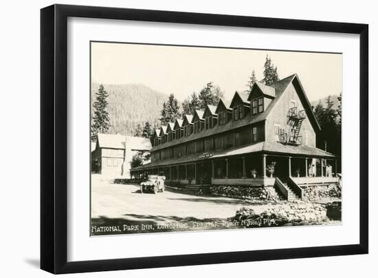 Lodge, Rainier National Park, Oregon-null-Framed Art Print