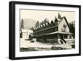 Lodge, Rainier National Park, Oregon-null-Framed Art Print