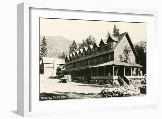 Lodge, Rainier National Park, Oregon-null-Framed Art Print