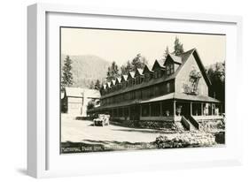 Lodge, Rainier National Park, Oregon-null-Framed Art Print