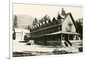 Lodge, Rainier National Park, Oregon-null-Framed Art Print