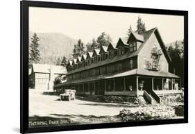 Lodge, Rainier National Park, Oregon-null-Framed Art Print