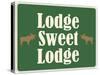 Lodge Sweet Lodge-Joanne Paynter Design-Stretched Canvas