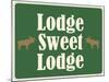 Lodge Sweet Lodge-Joanne Paynter Design-Mounted Giclee Print