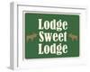 Lodge Sweet Lodge-Joanne Paynter Design-Framed Giclee Print