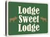 Lodge Sweet Lodge-Joanne Paynter Design-Stretched Canvas