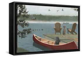 Lodge Trail No Wood-James Wiens-Framed Stretched Canvas