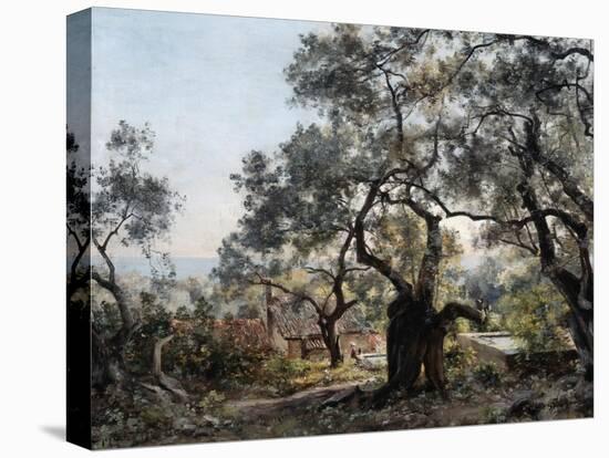 Lodola, Close to Menton, 1892-Emmanuel Lansyer-Stretched Canvas