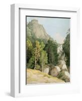 Lodore Falls-Francis Towne-Framed Giclee Print