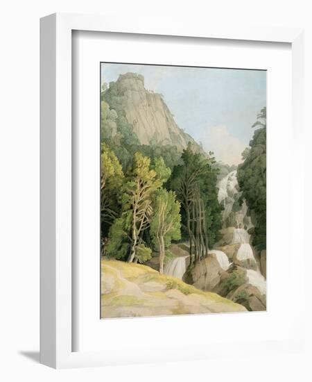 Lodore Falls-Francis Towne-Framed Giclee Print