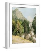 Lodore Falls-Francis Towne-Framed Giclee Print